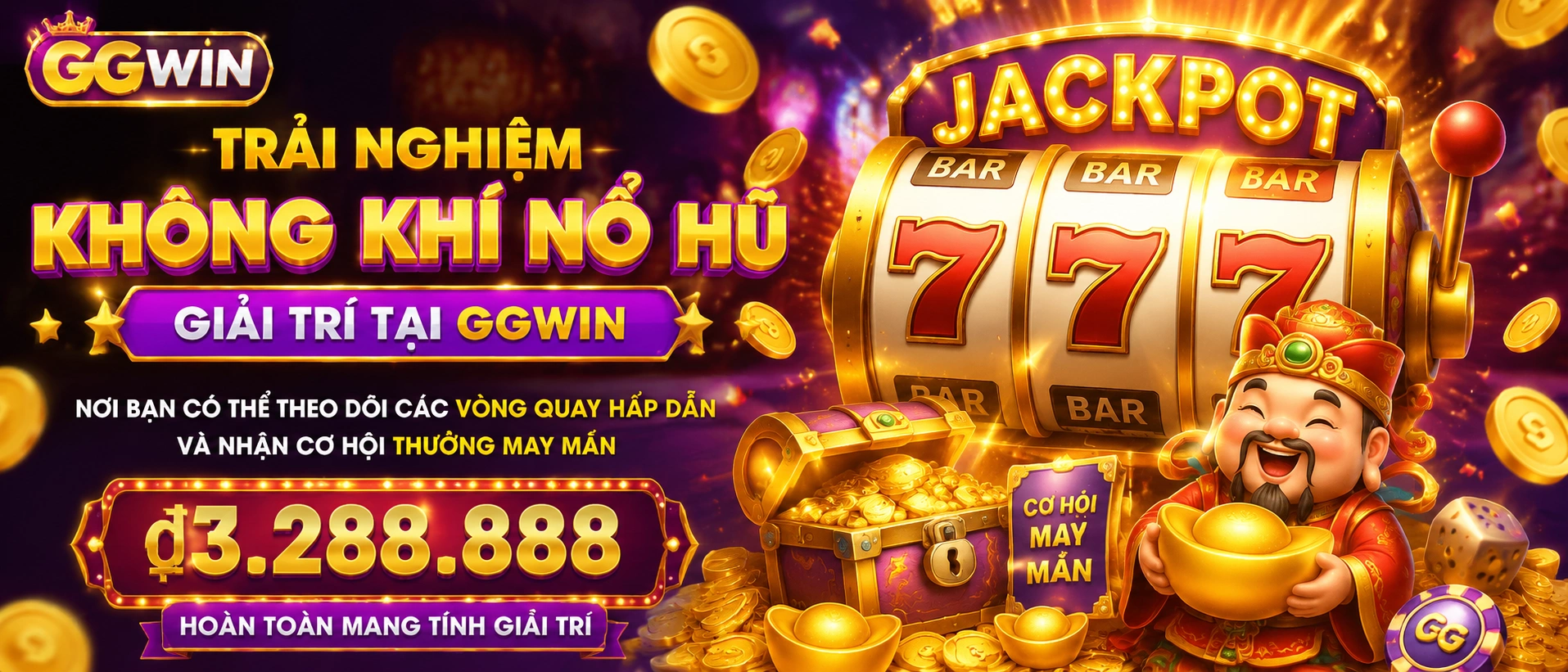GGWIN jackpot and bonus visual